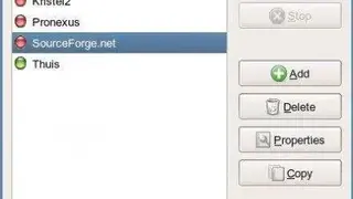 Gnome SSH Tunnel Manager screenshot