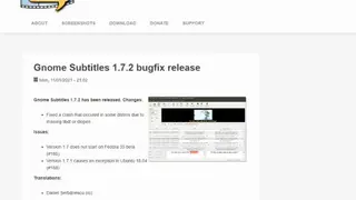 Gnome Subtitles screenshot