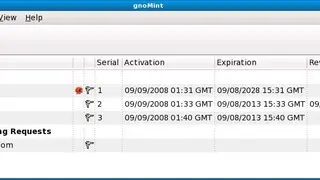 gnoMint screenshot