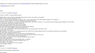 GNU Debugger screenshot