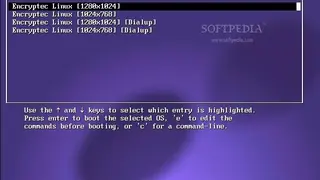 GNU GRUB screenshot