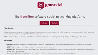 GNU social screenshot
