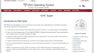 GNU Typist – gtypist screenshot