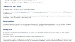 GNU Typist – gtypist screenshot