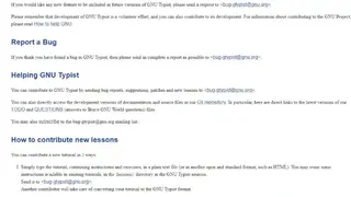 GNU Typist – gtypist screenshot