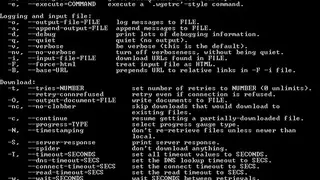 GNU Wget screenshot