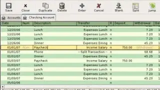 GnuCash screenshot
