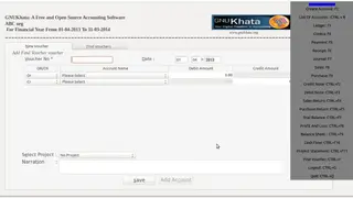 GNUKhata screenshot