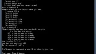 GnuPG screenshot