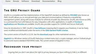 GnuPG screenshot