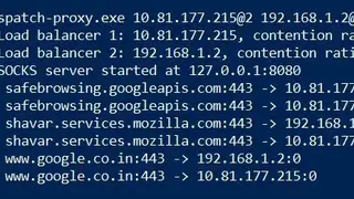 Go dispatch proxy screenshot