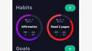Goals: the Habit & Goal Tracker screenshot