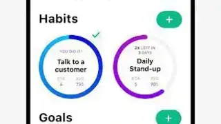 Goals: the Habit & Goal Tracker screenshot
