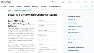 GoAnywhere OpenPGP Studio screenshot