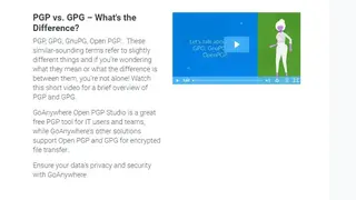 GoAnywhere OpenPGP Studio screenshot