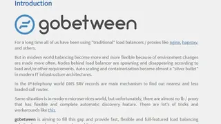 Gobetween screenshot