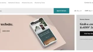 Godaddy screenshot
