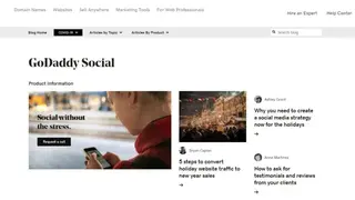 GoDaddy Social (Main Street Hub) screenshot
