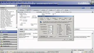 Goldmine CRM screenshot
