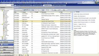 Goldmine CRM screenshot