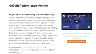 Goliath Performance Monitor screenshot