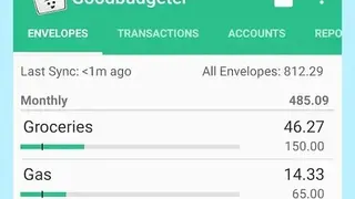 Goodbudget screenshot