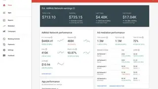 Google AdMob screenshot
