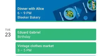 Google Calendar screenshot