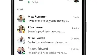 Google Chat screenshot