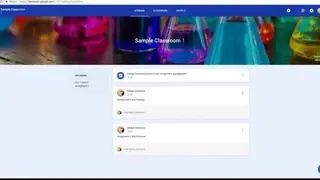 Google Classroom screenshot