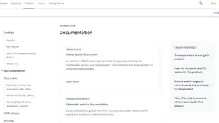 Google Cloud Anthos screenshot