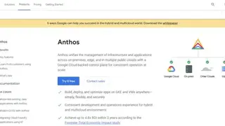 Google Cloud Anthos screenshot