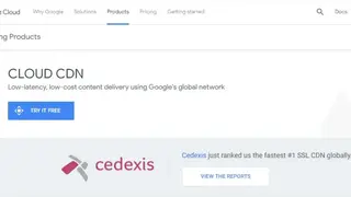 Google Cloud CDN screenshot