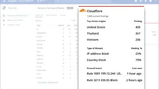 Google Cloud CDN screenshot