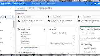 Google Cloud CDN screenshot