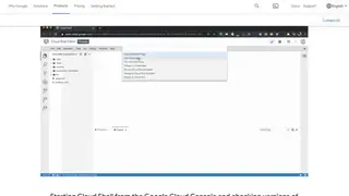 Google Cloud Shell screenshot