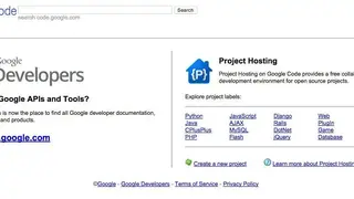 Google Code screenshot