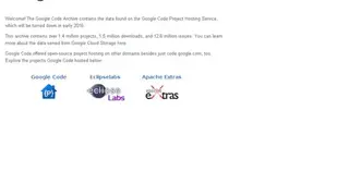 Google Code screenshot