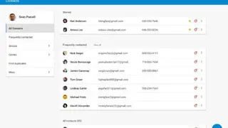 Google Contacts screenshot