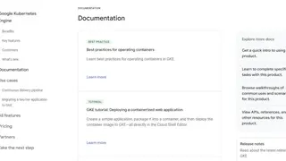 Google Container Engine (GKE) screenshot