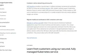 Google Container Engine (GKE) screenshot
