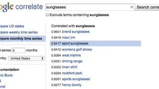 Google Correlate screenshot
