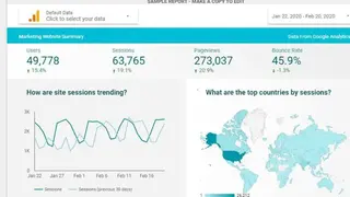 Google Data Studio screenshot