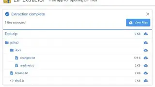 Google drive open source ZIP EXTRACTOR screenshot
