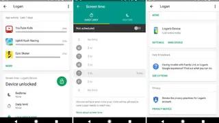 Google Family Link screenshot