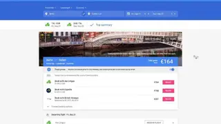 Google Flights screenshot