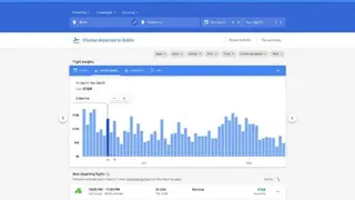 Google Flights screenshot