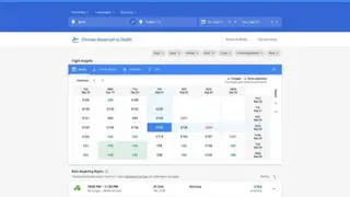 Google Flights screenshot