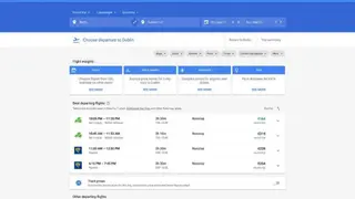 Google Flights screenshot