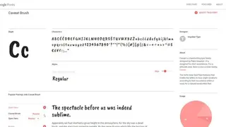 Google Fonts screenshot